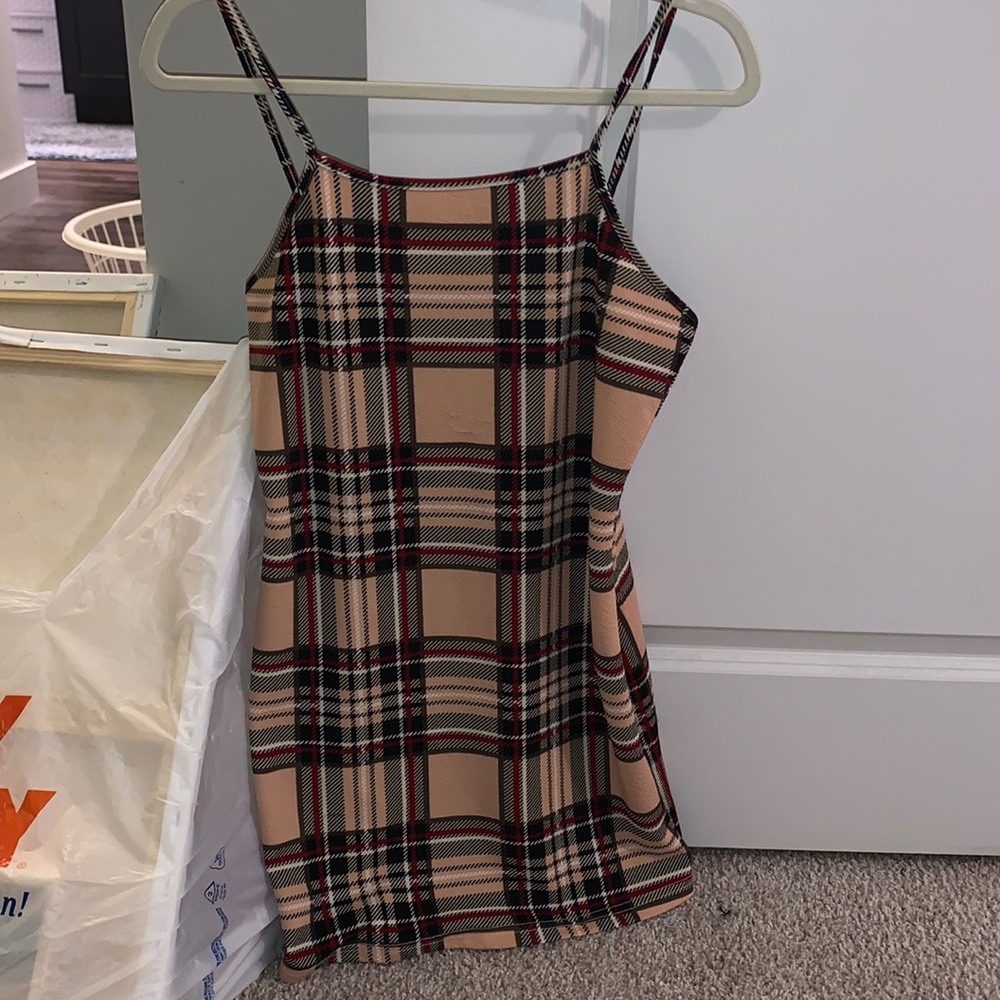 5 for 25 | Plaid mini dress